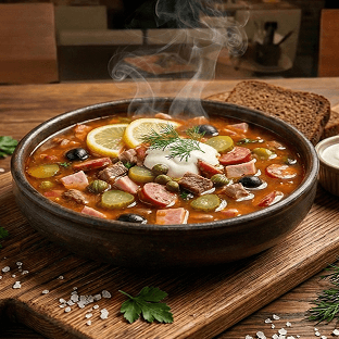 Солянка сборная мясная