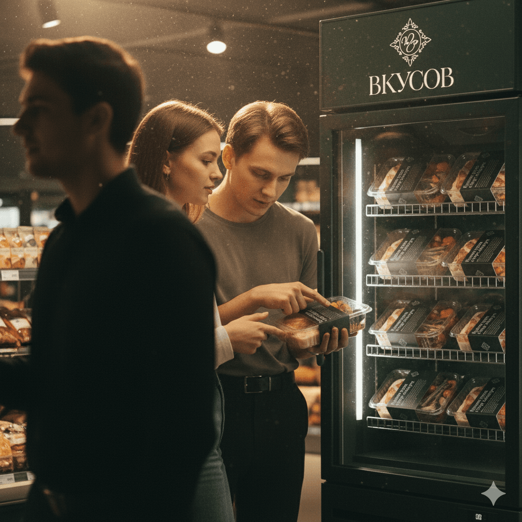 Холодильник Вкусов в общем пространстве