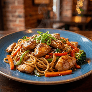 Курица вок терияки